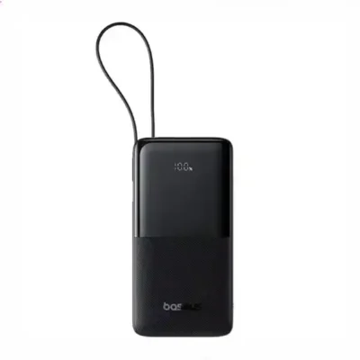 پاوربانک 20وات 10000 با کابل بیسوس Baseus Power Bank Bipow 2 With Cable PPBD2-1W20
