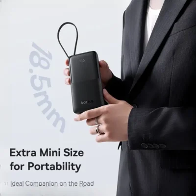 پاوربانک 20وات 10000 با کابل بیسوس Baseus Power Bank Bipow 2 With Cable PPBD2-1W20 8