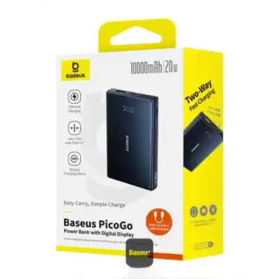 پاوربانک 20 وات 10000 بیسوس Baseus PicoGo Power Bank PPPG-1W20 10