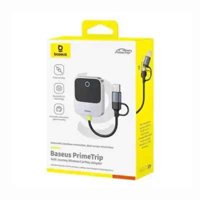 دانگل بیسیم کار پلی بیسوس Baseus PrimeTrip Wireless CarPlay Adapter BS-CG027 15