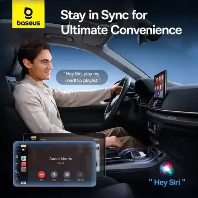 دانگل بیسیم کار پلی بیسوس Baseus PrimeTrip Wireless CarPlay Adapter BS-CG027 5
