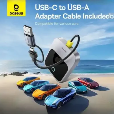 دانگل بیسیم کار پلی بیسوس Baseus PrimeTrip Wireless CarPlay Adapter BS-CG027 9