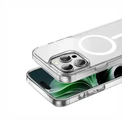 قاب محافظ مگ سیف دار گرین لاین Green Lion Magsafe Crystal Clear Iphone 16 GNMCRYC16CL 4