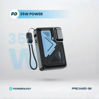 شارژر دیواری و پاوربانک وایرلس 10000 پاورولوژی Powerology 10000mAh Wall Charger MagSafe Power Bank PPBCHA80 8