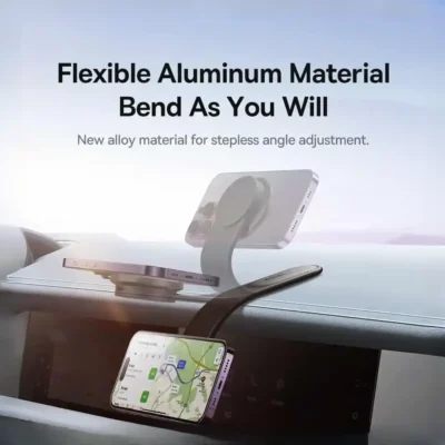 پایه نگهدارنده مغناطیسی گوشی موبایل بیسوس Baseus C02 Magnetic Phone Holder Car Mount BS-CM060 5