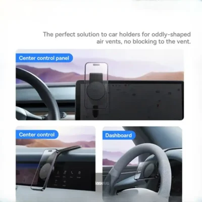 پایه نگهدارنده مغناطیسی گوشی موبایل بیسوس Baseus C02 Magnetic Phone Holder Car Mount BS-CM060 9
