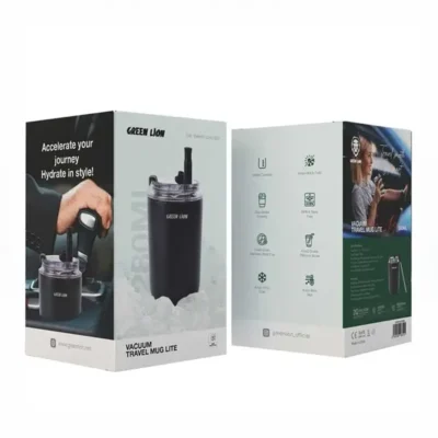 ماگ مسافرتی 280 میلی لیتری گرین لاین Green Lion Vacuum Travel Mug Lite GNVATMUG280BK 3