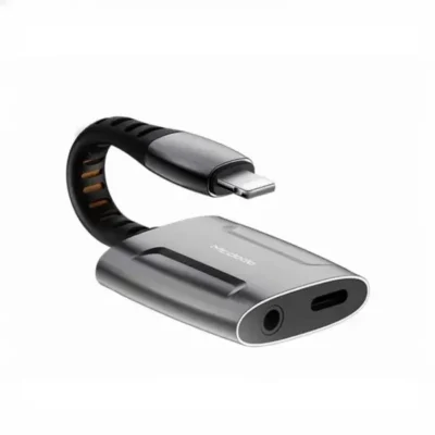 مبدل لایتنینگ به لایتنینگ و جک 3.5mm مک‌دودو Mcdodo Dual Port Lightning To Lightning+jack 3.5mm CA-6340