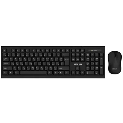 ست موس و کیبورد بیسیم گرین لاین Green Lion Wireless Keyboard And Mouse GNWS24GKEYMBK