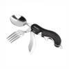 ست قاشق و چنگال مسافرتی گرین لاین Green Lion 4 in 1 Cutlery Set GN4IN1CSETBK