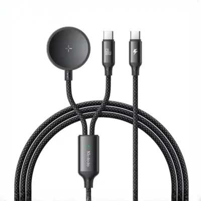 کابل دو سر تایپ سی و شارژر گلکسی واچ 60 وات مک دودو Mcdodo Cable Wireless Charger CA-421