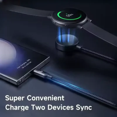 کابل دو سر تایپ سی و شارژر گلکسی واچ 60 وات مک دودو Mcdodo Cable Wireless Charger CA-421 6