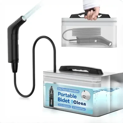 خودشور همراه با شلنگ مسافرتی گرین لاین Green Lion Portable Travel Bidet GNPORTRBDTBK 3