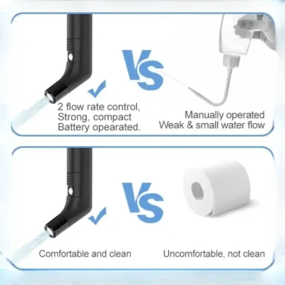 خودشور همراه با شلنگ مسافرتی گرین لاین Green Lion Portable Travel Bidet GNPORTRBDTBK 5