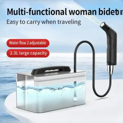خودشور همراه با شلنگ مسافرتی گرین لاین Green Lion Portable Travel Bidet GNPORTRBDTBK 6
