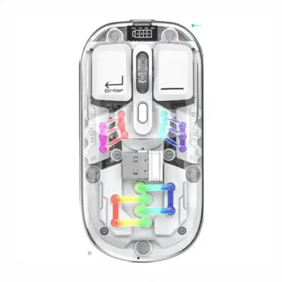 موس نورانی با بدنه شفاف کوتسی COTECi OF-026 Magic Crystal IV Mouse 4