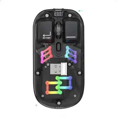 موس نورانی با بدنه شفاف کوتسی COTECi OF-026 Magic Crystal IV Mouse 5