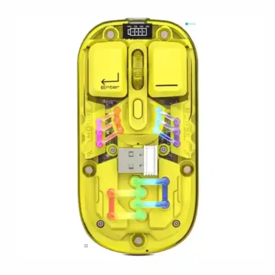 موس نورانی با بدنه شفاف کوتسی COTECi OF-026 Magic Crystal IV Mouse