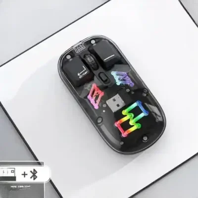 موس نورانی با بدنه شفاف کوتسی COTECi OF-026 Magic Crystal IV Mouse 7