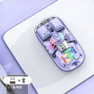 موس نورانی با بدنه شفاف کوتسی COTECi OF-026 Magic Crystal IV Mouse 8