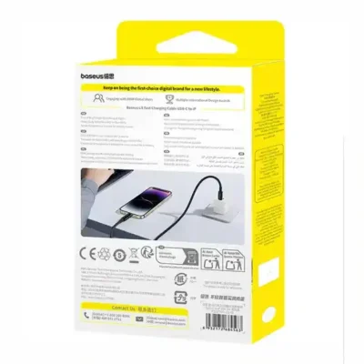 کابل تایپ سی به لایتنینگ 20 وات یک متری بیسوس BASEUS CB000146 Lit 8