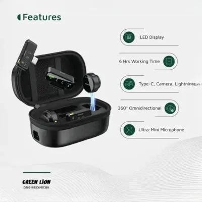 میکروفون بیسیم گرین لاین Green Lion GM-85X Microphone GNGM85XMICBK 6