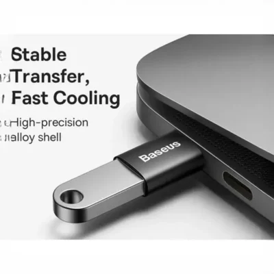 مبدل او تی جی تایپ سی به یو اس بی بیسوس Baseus Ingenuity Mini OTG Adaptor Type C to USB-A 3.1 ZJJQ000001 2
