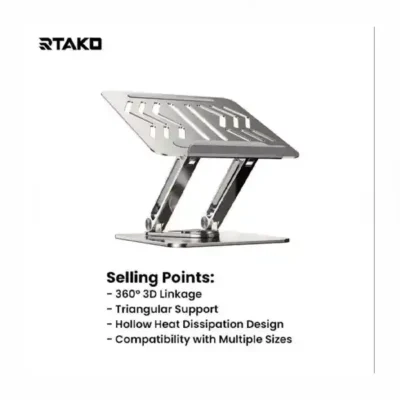 پایه لپ تاپ رومیزی چرخشی رتاکو RTAKO RS-CP84 2