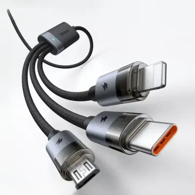 کابل 100 وات 2 به 3 مک دودو Mcdodo 6in1 Charging Cable CA-7260 5