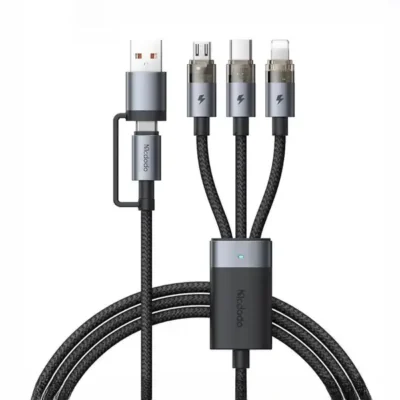 کابل 100 وات 2 به 3 مک دودو Mcdodo 6in1 Charging Cable CA-7260