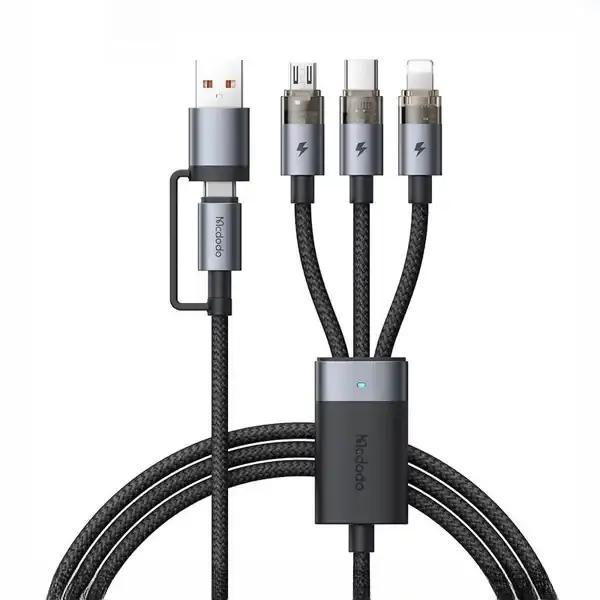 کابل 100 وات 2 به 3 مک دودو Mcdodo 6in1 Charging Cable CA-7260