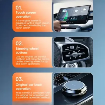دانگل وایرلس CarPlay و Android Auto ارلدام Earldom 2in1 For Android/IOS Carplay ET-CP03 3