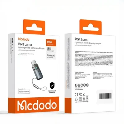 تبدیل لایتنینگ به تایپ سی 60 وات مک دودو Mcdodo OT-7610 9