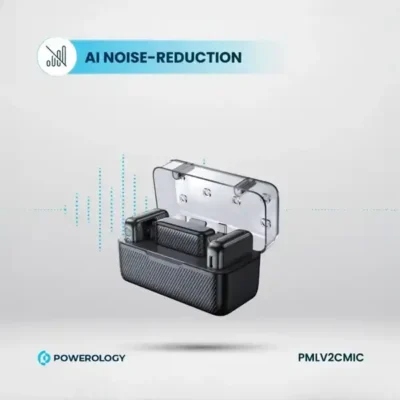 میکروفون بی سیم پاورولوژی Powerology Dual Microphone Professional Set PMLV2CMIC 4