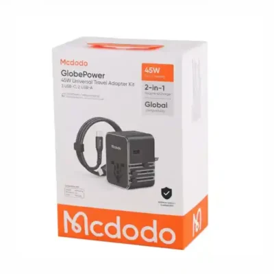 آداپتور شارژ مسافرتی 45 وات مکدودو یا کابل MCDODO CP-3270 Universal Travel Charging Adapter 2