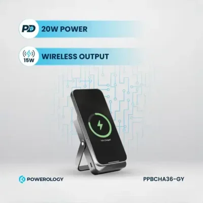 پاوربانک وایرلس 10000 پاورولوژی Powerology Magsafe Power Bank PPBCHA36 3