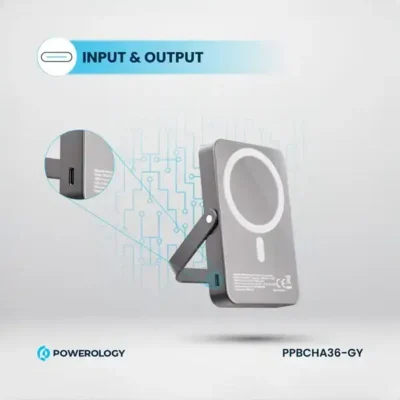 پاوربانک وایرلس 10000 پاورولوژی Powerology Magsafe Power Bank PPBCHA36 5