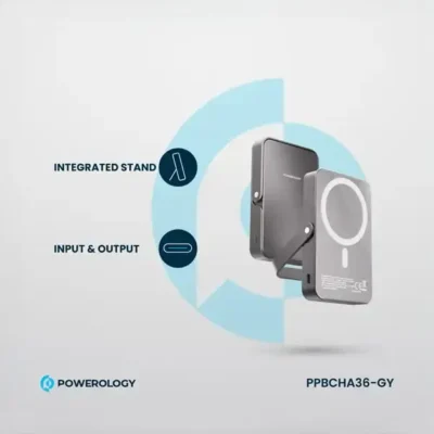 پاوربانک وایرلس 10000 پاورولوژی Powerology Magsafe Power Bank PPBCHA36 6