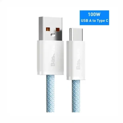 کابل شارژ فست تایپ سی 100 وات 1 متر Baseus Dynamic Series Fast Charging Data Cable USB to Type-C CALD000602 2