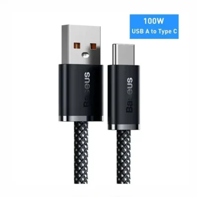 کابل شارژ فست تایپ سی 100 وات 1 متر Baseus Dynamic Series Fast Charging Data Cable USB to Type-C CALD000602 3