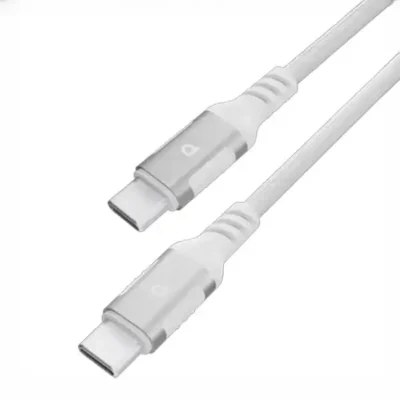 کابل شارژ دو سر تایپ سی 1.2 متر 60 وات پاورولوژی Powerology Cable PCAB020LGY 2