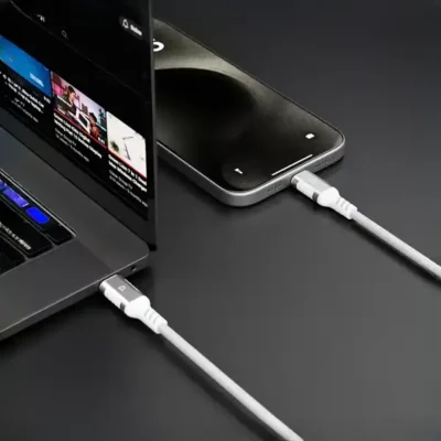 کابل شارژ دو سر تایپ سی 1.2 متر 60 وات پاورولوژی Powerology Cable PCAB020LGY 4