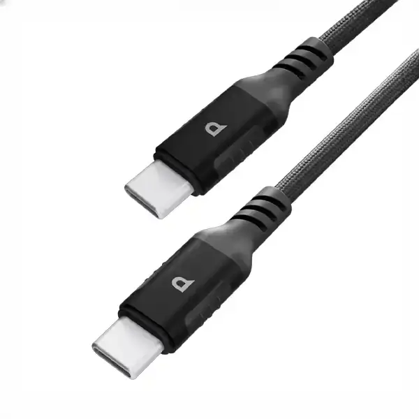 کابل شارژ دو سر تایپ سی 1.2 متر 60 وات پاورولوژی Powerology Cable PCAB020LGY