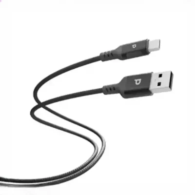 کابل شارژ تایپ سی پاورولوژی Powerology Power Sync Flex PCAB015BK