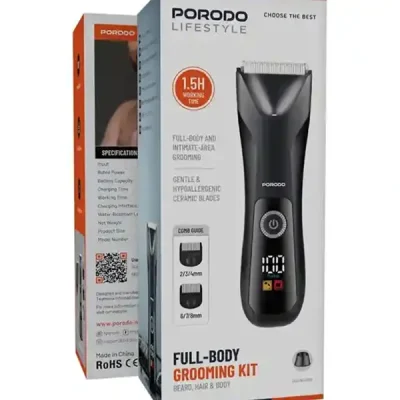 ماشین اصلاح پرودو Porodo Full-Body Grooming Kit PDLFST186BK 2