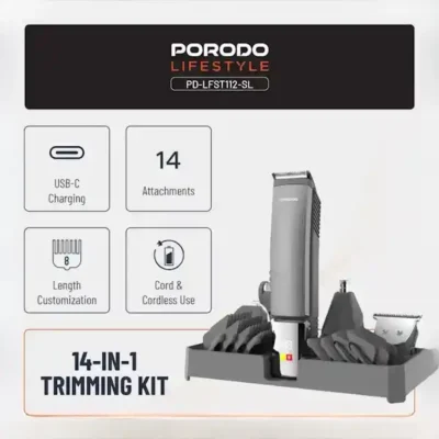 ماشین اصلاح 14 کاره پرودو Porodo 14-IN-1 Trimming Kit PD-LFST112 7