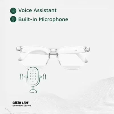 عینک هوشمند گرین لاین Green Lion Hamburg Smart Glasses GNHMBSMTGLSWH 6