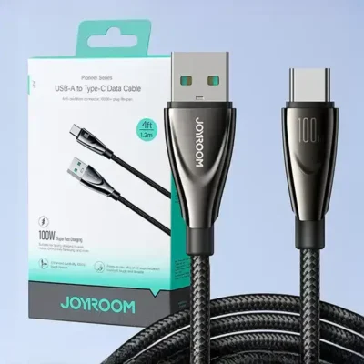 کابل شارژ تایپ سی 100 وات 1.2 متر جویروم Joyroom Type-C Cable S-A31 2