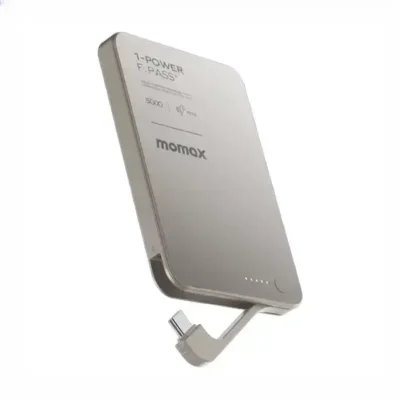 پاور بانک مگنتی 5000 مومکس Momax 1-Power F.Pass⁺ IP157 4
