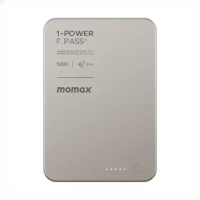 پاور بانک مگنتی 5000 مومکس Momax 1-Power F.Pass⁺ IP157 5